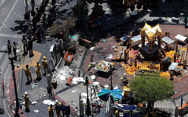 August 17, 2015. 2  #Uyghur attackers Adem Karadag and Mieraili Yusufu set off bomb attack at Erawan Shrine, Bangkok that’s frequented by Chinese tourists. 20 killed, 125 injured.