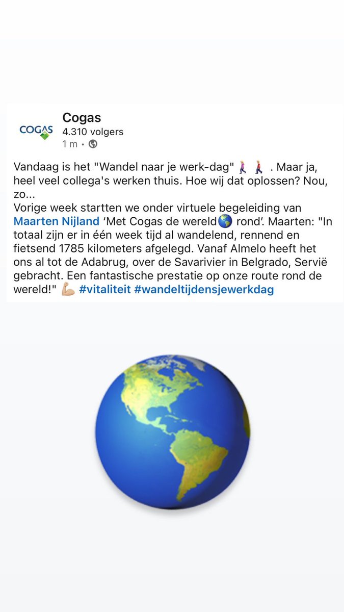 Met <a href="/Cogas/">Cogas</a> wandelend, hardlopend en fietsend de wereld rond