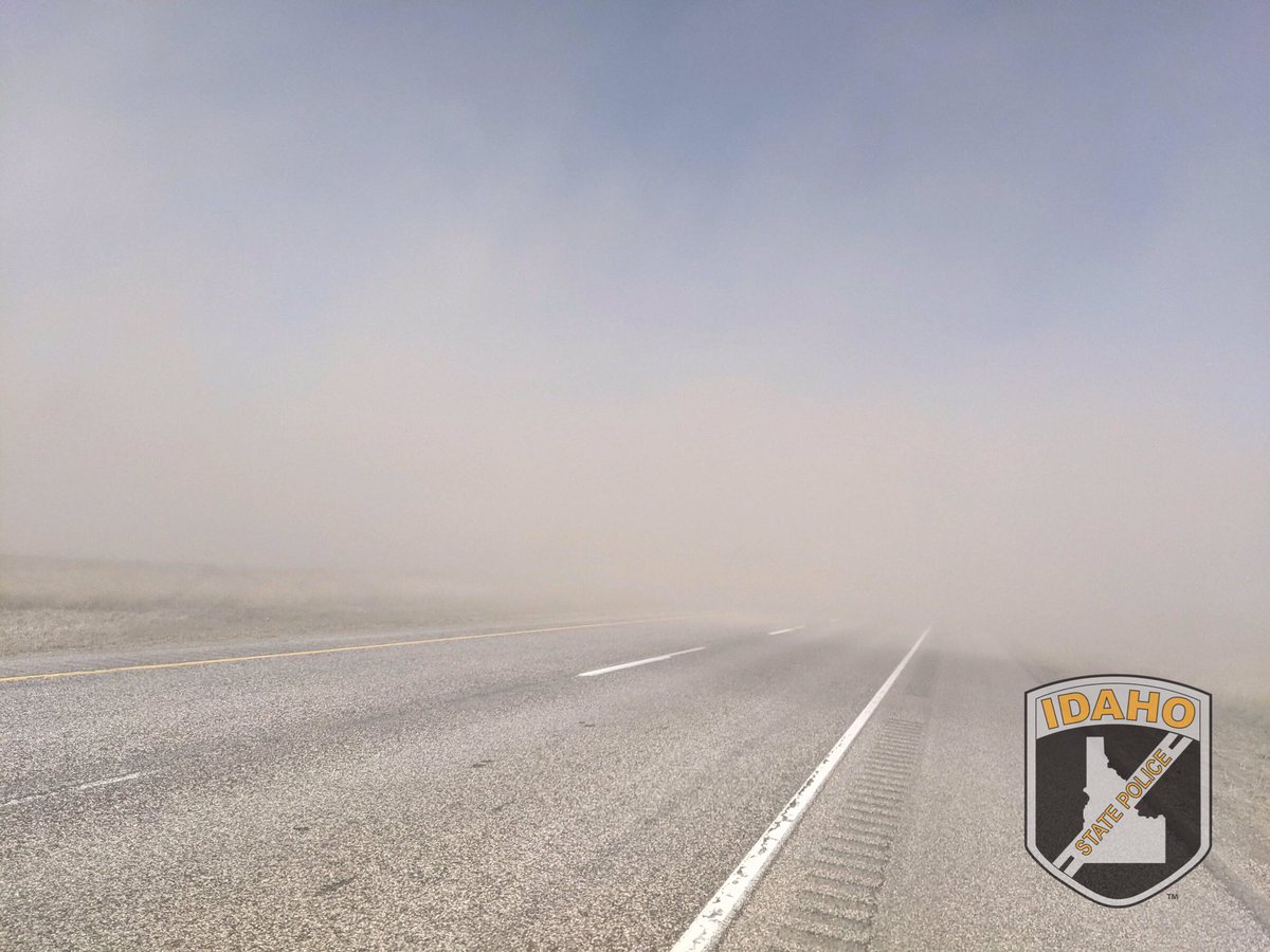 ISPEasternID's tweet photo. Welcome to Eastern Idaho Weather:

Sunday - 72°
Tuesday - 3” of snow
Today - 55mph winds

🚨🚨Interstate 15 north of Idaho Falls is closed due to blowing dust causing low visibility. 🚨🚨

Go to https://t.co/08B9eTbchg for current closure updates. https://t.co/1XKFWfoBIC