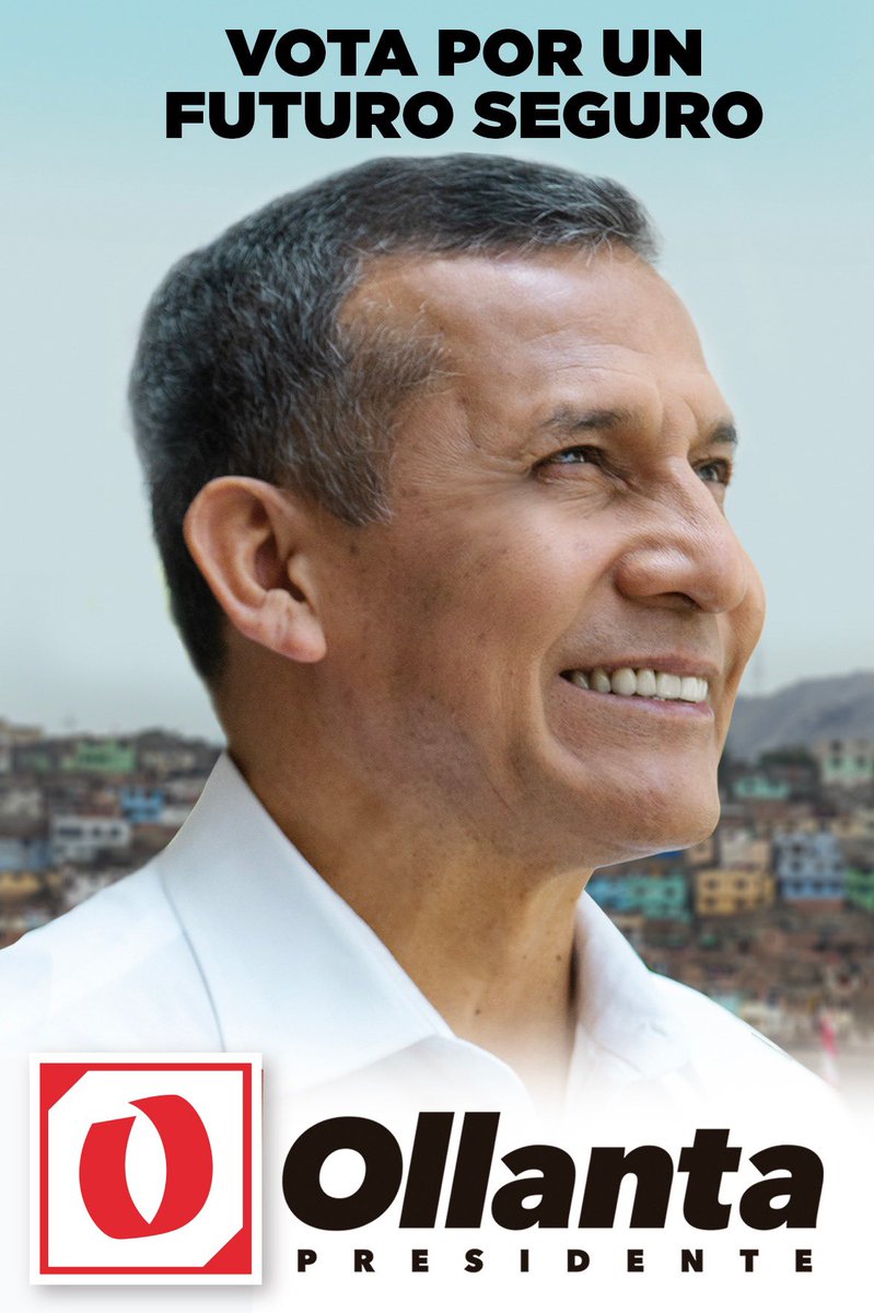 Ollanta_HumalaT's tweet photo. El domingo tenemos 3 opciones: 
- El Brasil de Bolsonaro (Fujimori, Soto y López)
- El 1er gobierno de García (Castillo y Mendoza) y
- La estabilidad de mi gobierno para recuperar la salud, la educación y el empleo.
Por eso, este 11 de abril marca las tres ⭕️ del @pnacionalistap https://t.co/SLFve3JYpu