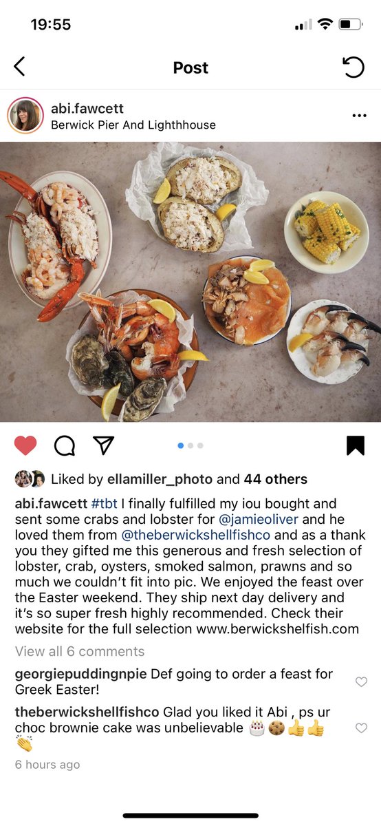 We just love it when our seafood feels the ❤️ <a href="/abdab_/">Abi Fawcett</a>  <a href="/jamieoliver/">Jamie Oliver</a>