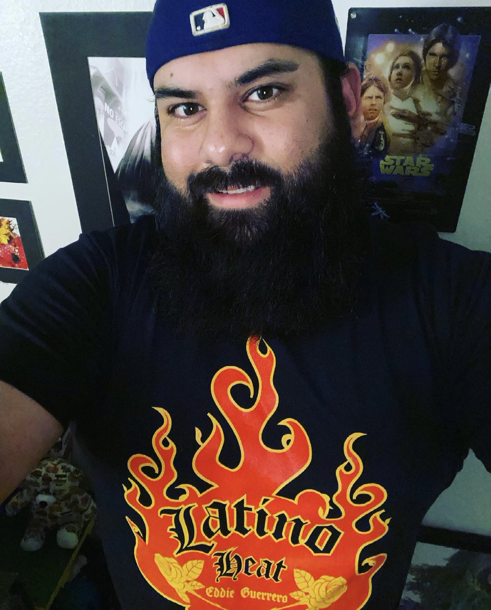 Boot2theface's tweet photo. #WrestlemaniaTshirtWeek Day3!!!
With the recent start of the Rewatch of #WCWNitro, before @peacocktv had to go and screw that up, had to be sure I was Representin’ #LatinoHeat Eddie Guerrero before the week was over!!!
#Boot2TheFace #B2TF #WWE #WCW #WRESTLEMANIA #WRESTLEMANIA37 https://t.co/6qVaBQEGOF