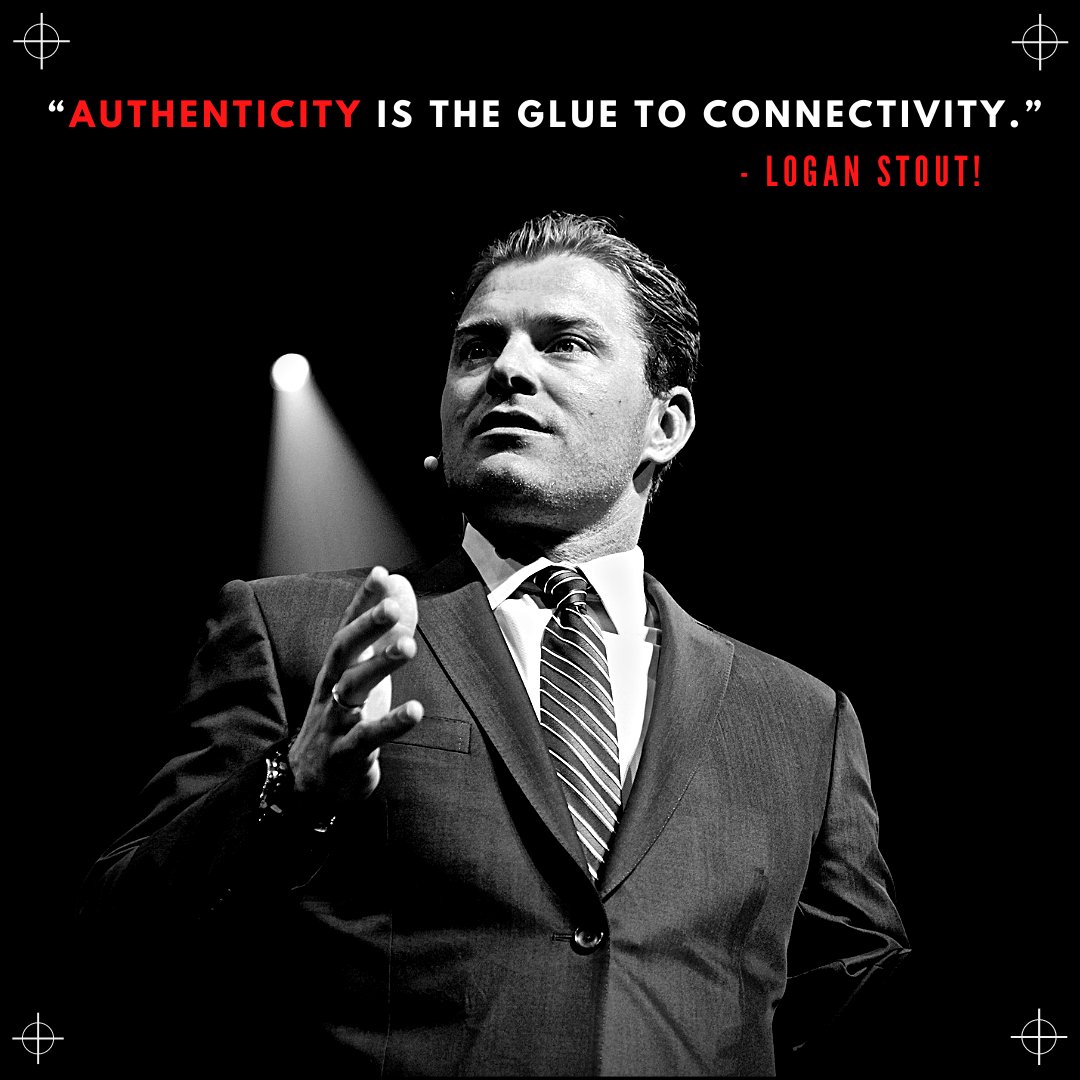LoganStout's tweet photo. The more authentic you are, the more you connect with other people, and the more they can connect with you! #LoganLive #LoganStout #Leadership #Authenticity #StoutAdvice https://t.co/42NWBG31Mk