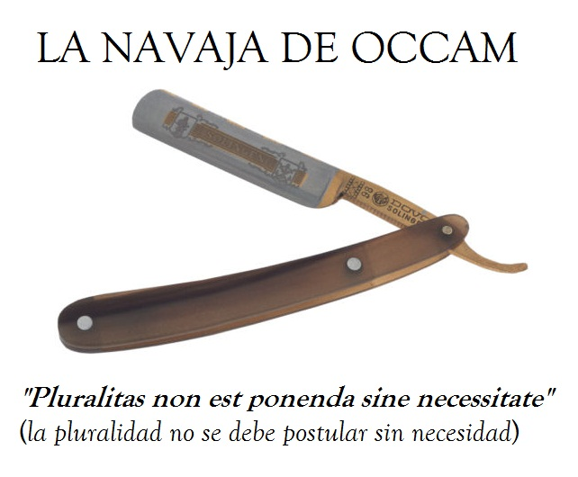 HERRAMIENTA Nº 8:"Utiliza 'la navaja de Ockham'.Esta práctica regla nos dice que si hay dos o mas hipótesis que explican los datos igualmente bien, elegir la más simple suele ser lo correcto".