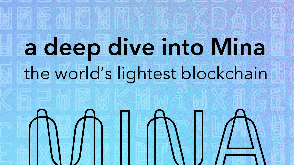 CoinList's tweet photo. 🔎 Two weeks ago, we announced our collaboration with @MinaProtocol.

By design, the entire Mina blockchain is about 22kb - the size of a couple of tweets.

- Why is this important?
- What are Mina's use cases?
- Why use SNARK-powered #dapps?

Find out 👉 https://t.co/lb6a0XPp5M https://t.co/sKttzKzit5