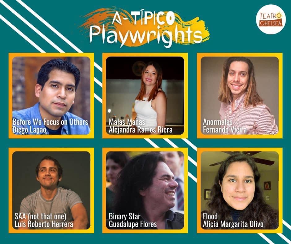So excited for Teatro Chelsea’s A-Típico: A New Latinx Play! For more information, and to register to join the online festival running, April 9, 10, and 15-17, visit form.jotform.com/210626336000137
All readings are free, with a $10 suggested donation.
<a href="/JoyceKulhawik/">Joyce Kulhawik</a>