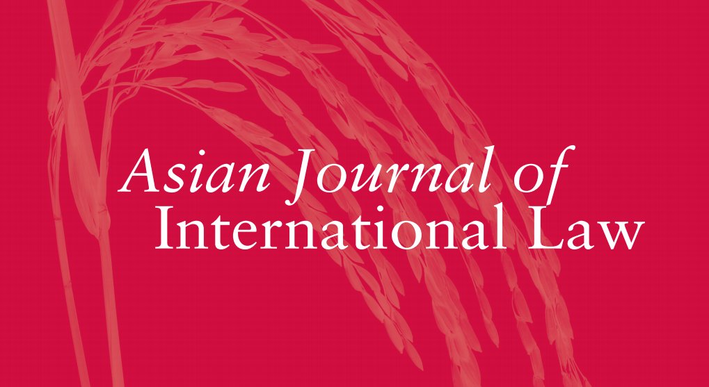 CUP_Law's tweet photo. You can stay up to date with the latest content from #AsianJIL by signing up for alerts here - https://t.co/MZsFiuHuft
#ISA2021 https://t.co/g8oIIUfwdB