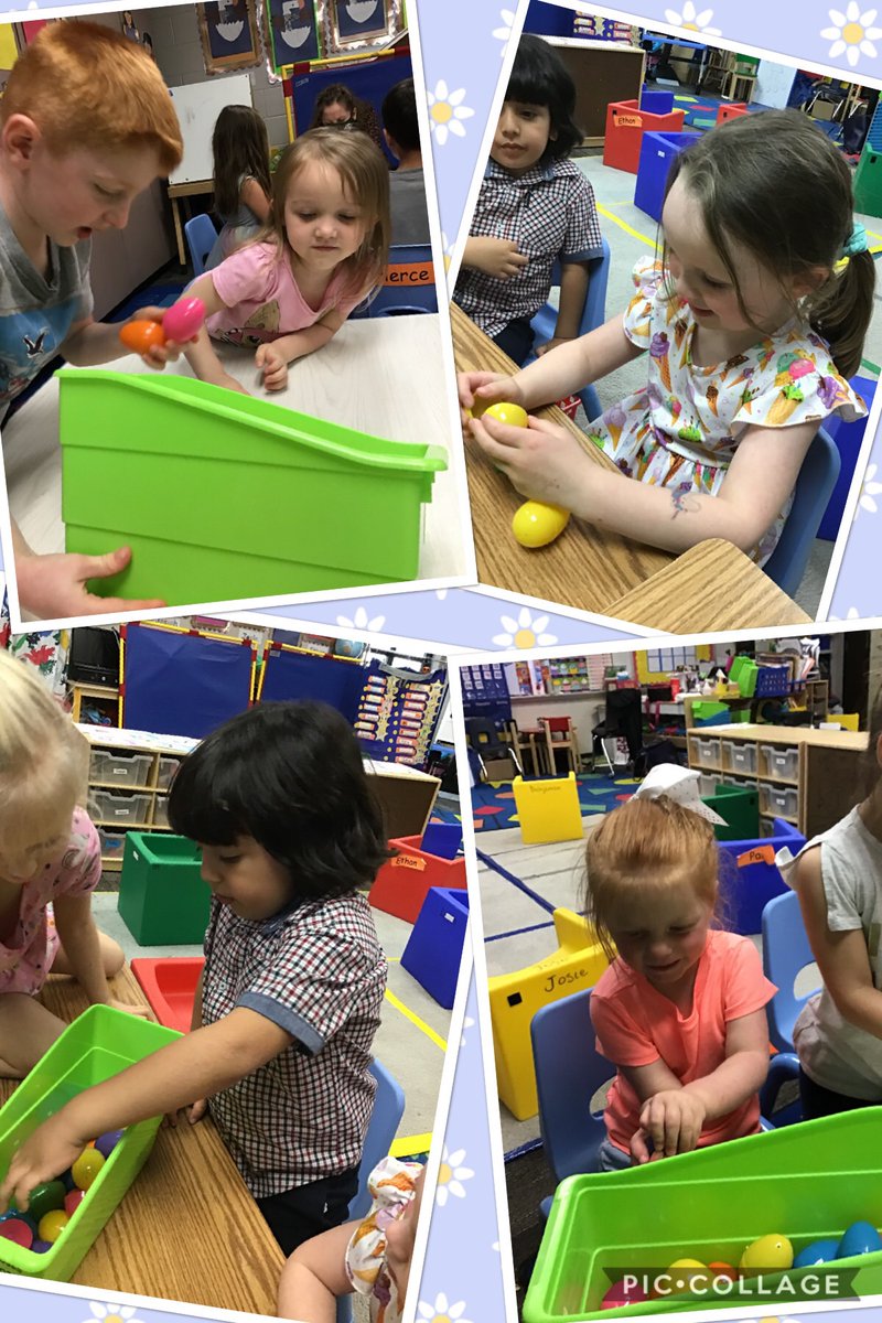 What an egg-citing week! We looked in eggs to work on shapes, numbers, letters, and sorting! #egeTakingFlight <a href="/HumbleISD_EGE/">Elm Grove Elementary</a> <a href="/HumbleISD_PREK/">HumbleISD ECE</a> <a href="/HumbleISD/">Humble ISD</a> #BetheLight