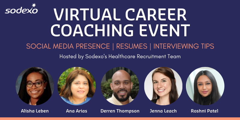 LSchmeck's tweet photo. #CareerCoaching Sodexo Healthcare recruitment team is hosting three free virtual career coaching events during the month of April! https://t.co/mNLKjSeQ9P https://t.co/pUKYtOAqEH