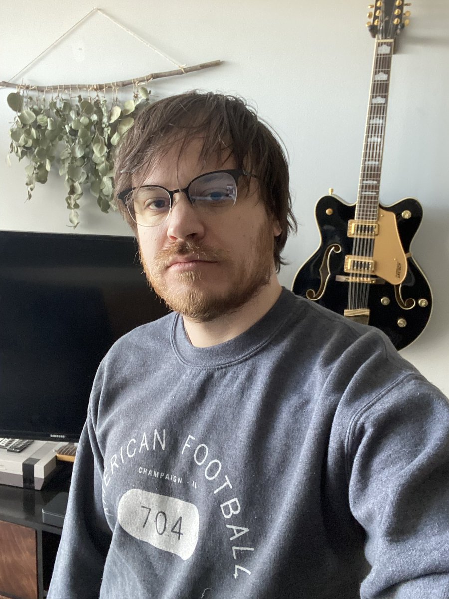 RobScallon's tweet image. "Hello, I’d like to talk to you about open tunings."⁣
"Have you tried FACGCE?"