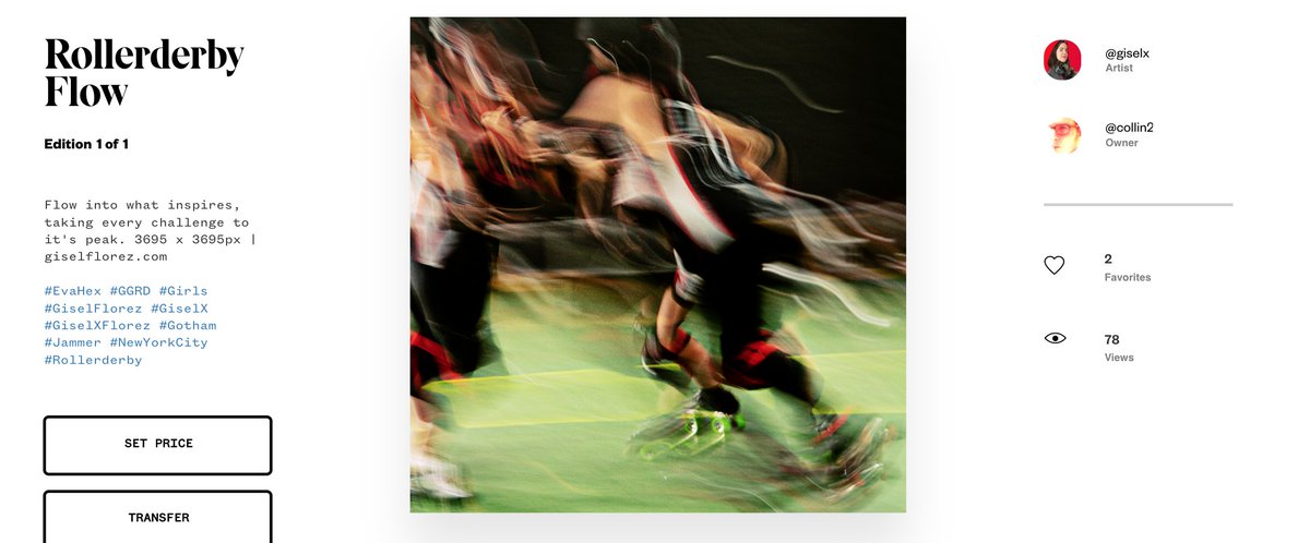 CollinsCustomIP's tweet photo. @GiselFlorez ((or should i say #EvaHex??)) is top notch,

... rather than a flashy-flashy gif, she magically packs abundant motion into a still, LOVE IT! TY!
#cryptoart #Photography #SuperRare #GiselX https://t.co/FoFPnXgpzu