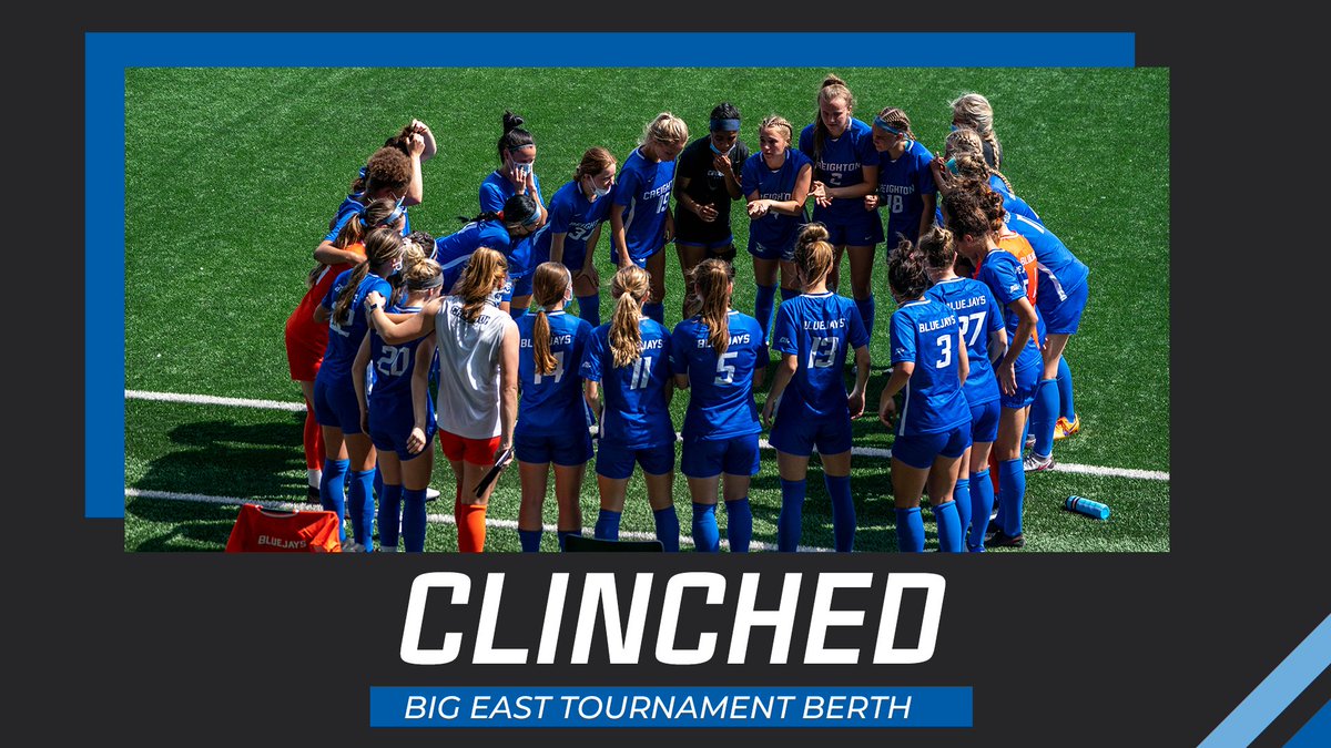 🔵𝐂𝐥𝐢𝐧𝐜𝐡𝐞𝐝⚪️

For the first time in program history, we're going to the BIG EAST Tournament!

#GoJays