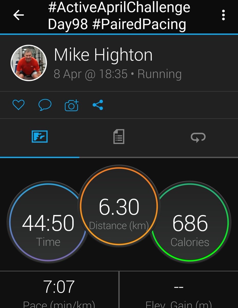 isright's tweet photo. #ActiveAprilChallenge Day98 #PairedPacing Well that was a bit of a blustery windy run. Paul & Hilary worked hard on 6.5km+, Linda, Anne & Rebecca completed 4km+ and Kirsty ran 6.3km (her fastest 5km of #36mins too). I also need a haircut badly. #VirtualCoach #teacher5aday https://t.co/0uZWo0iQ7i