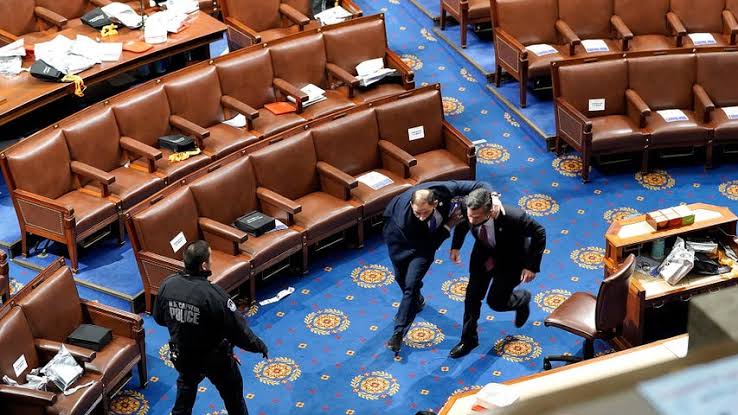 When Trump lost re-election. Payback time. Thousands of angry mobs stormed the U.S Capitol building. Congressmen had to be rushed to an underground basement in the building. One person was shot dead. Two policemen died. Lets call a spade a spade.