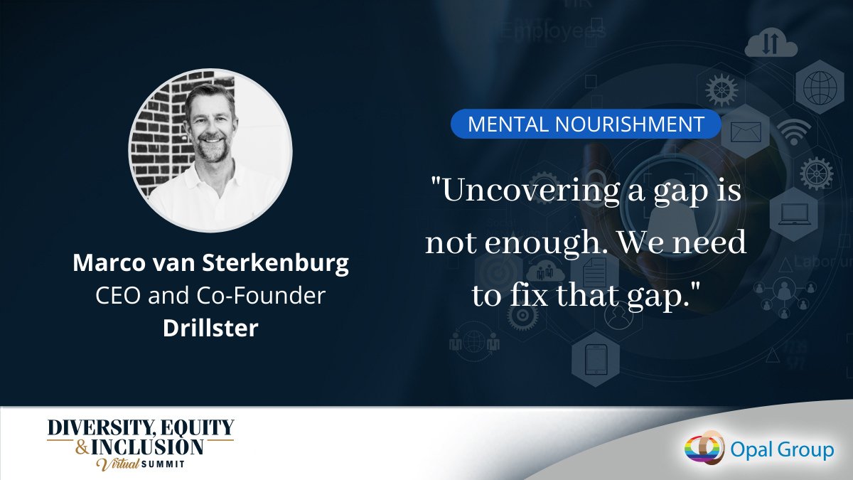 ChiribogaA's tweet photo. Marco Von Sterkenburg CEO of #Drillster gave an amazing presentation on the long-term impact on  Diversity Equity &amp; Inclusion by applying behavioral changes through microlearning. Check this and next week's Learning and Development Virtual Summit  @Opal_Group.
#learningneverstops https://t.co/GrmS3GMCQf
