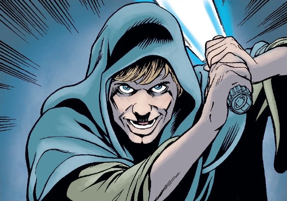 The EU also had the Skywalker lightsaber resurface, this time in the hands of evil clone Luuke (don't snicker!) as seen on Timothy Zahn's The Last Command. Luke then gave the sword to Mara Jade, his future wife.Very different stories here, for sure.