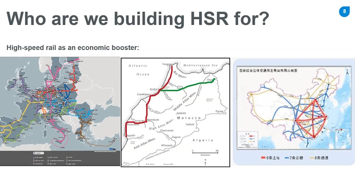 .<a href="/plorandUIC/">LORAND Philippe</a> shows networks for Europe, Morocco, and China #highspeedrail. #APTAhsr21