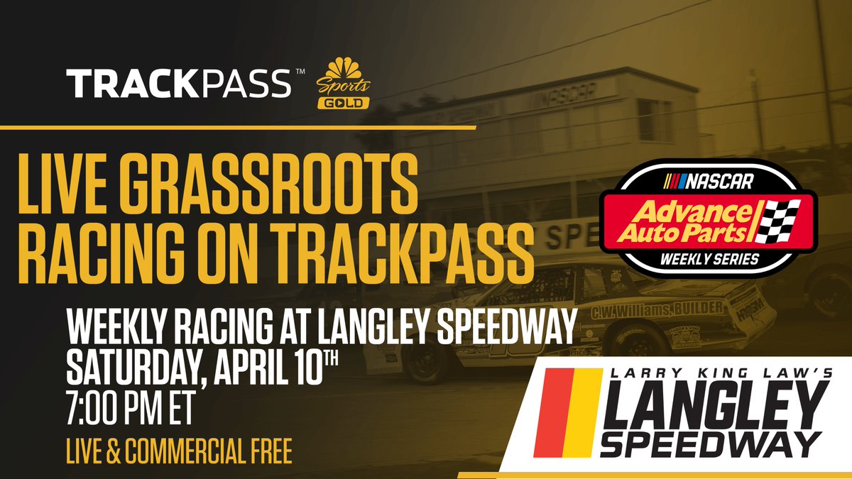 A weekend of grassroots racing returns tonight at 7! Catch all the action on TrackPass: nbcsports.com/gold/trackpass…