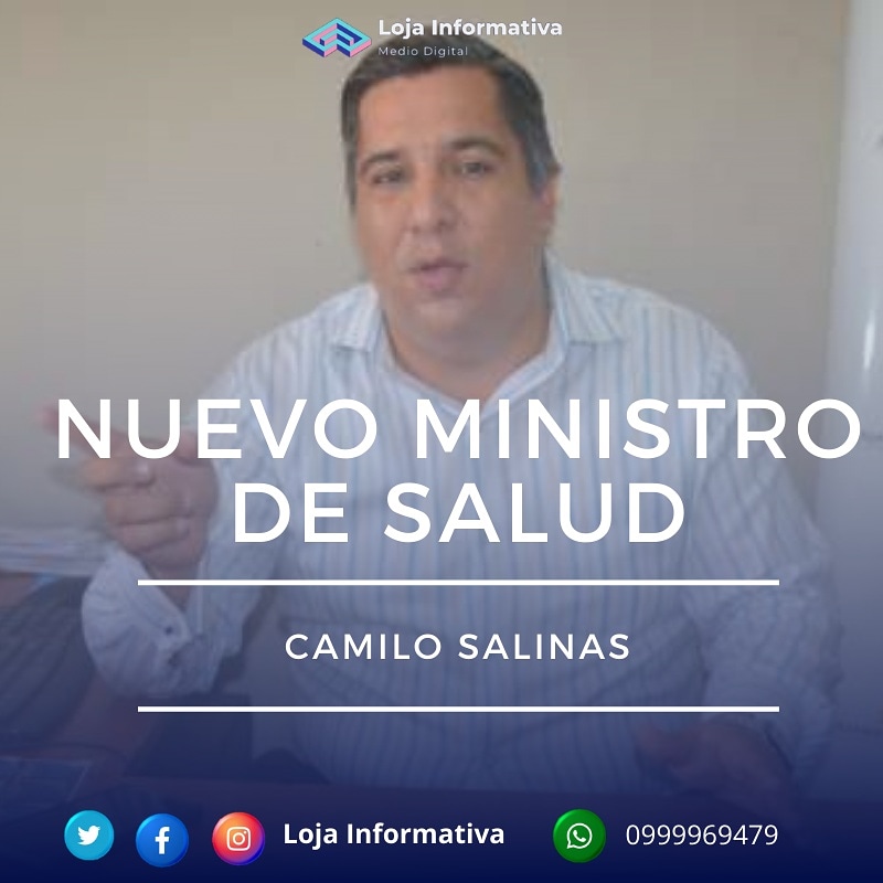 InformativaLoja's tweet photo. #Salud | El Presidente Lenín Moreno firmó el decreto que confirma a Camilo Salinas como nuevo Ministro de Salud, tras la salida de Mauro Falconí el pasado miércoles.
https://t.co/qXudjbHbDH https://t.co/ZOdOTRapHD