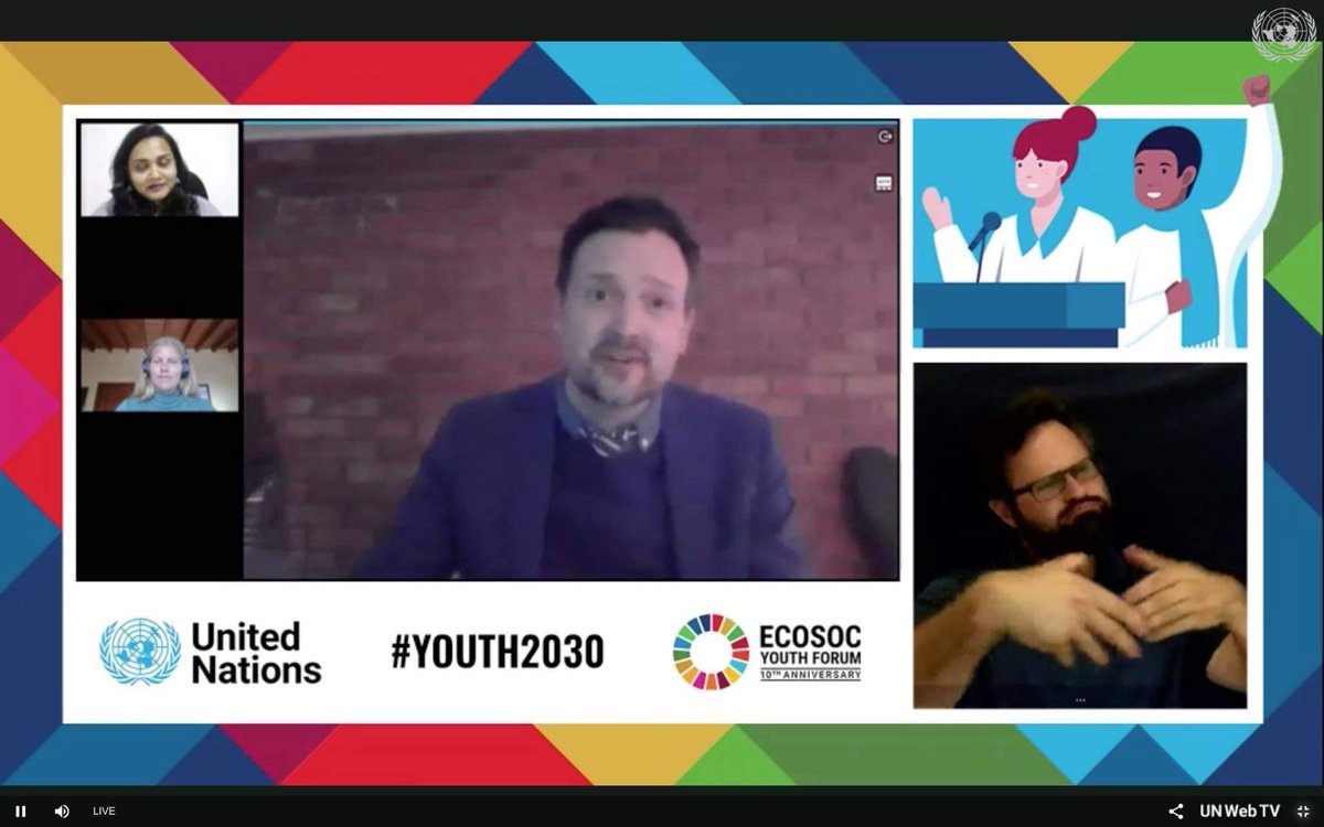dagiulstein's tweet photo. UN YouthForum - Probably this year's most important UN meeting. Incredibly inspiring! You are not tomorrow's leaders - but the most important voices for the world right now! @UNYouthEnvoy @lnu @ChangemakerNor @Spireorg @UROPlanNorge @jayathmadw https://t.co/4alqO85j9q