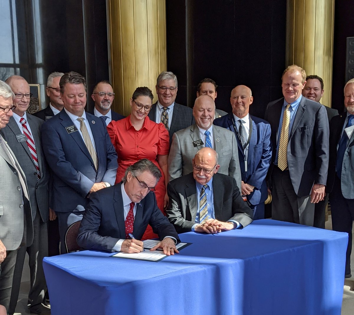 HB 1425, introduced by Rep. Mike Nathe, was signed into law by Governor <a href="/DougBurgum/">Doug Burgum</a> today.

The bill ensures up to 20% of the Legacy Fund (currently close to $8.3 billion) is invested back into North Dakota, making good on the promise made 12 years ago when the Fund was created.