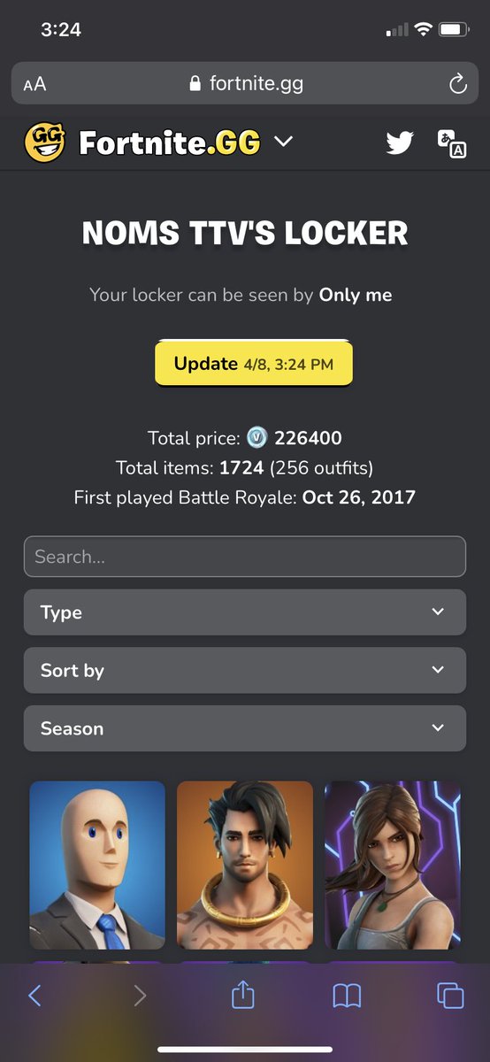 when did you start playing fortnite and how many v-bucks is your account worth?