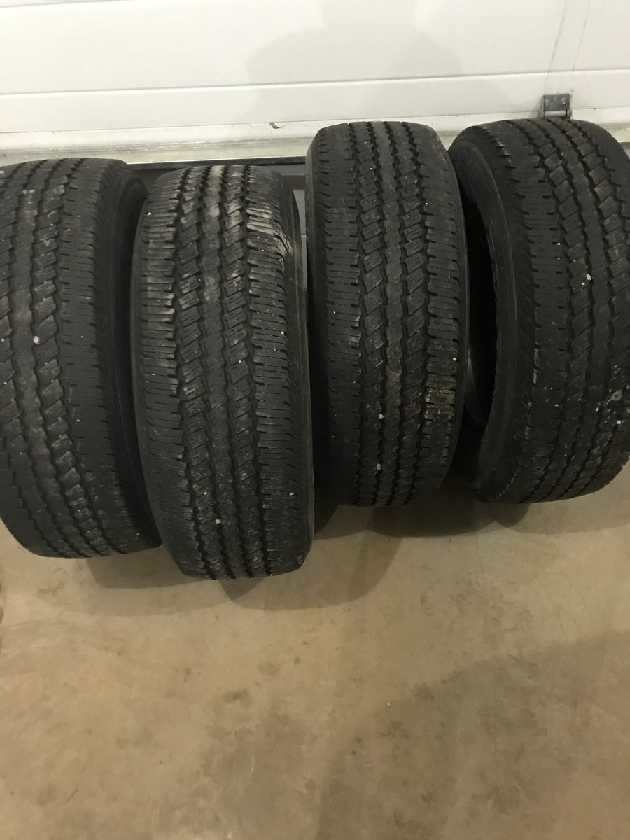 LT 275/16 R18 tires for sale $300 for the set. Only 23000km on them.