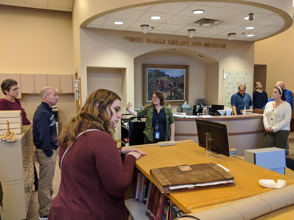 clarkcohistory's tweet photo. #ArchiveOutreach:LOVE #BehindTheScenes tours! Usually we give general public tours;after our 2019 water disaster we hosted fellow #archives &amp; #museum folks to shock&amp;horrify AND share lessons learned&amp;feel good about our progress. Virtual BTS here:https://t.co/tm3yuqaYgU #Archive30 https://t.co/NJghQBtctg