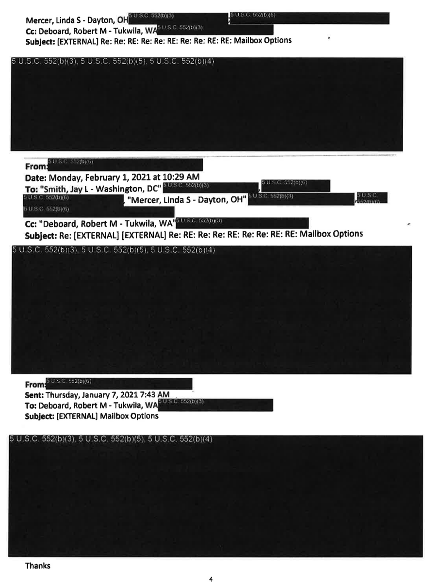 The emails were obtained through a FOIA request by  @RWDSU.Many of the exchanges have been almost entirely redacted & any mentions of Amazon officials has been removed.But here are some key findings that we have been able to glean from the FOIA.