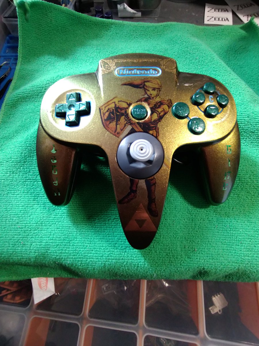 Raw_Talent81's tweet image. Custom Zelda N64 controller.
Automotive pearl paint with 2k clear coat finish.
#N64controller #N64console #LegendOfZelda #Link #Zelda #custommade #automotivepaint