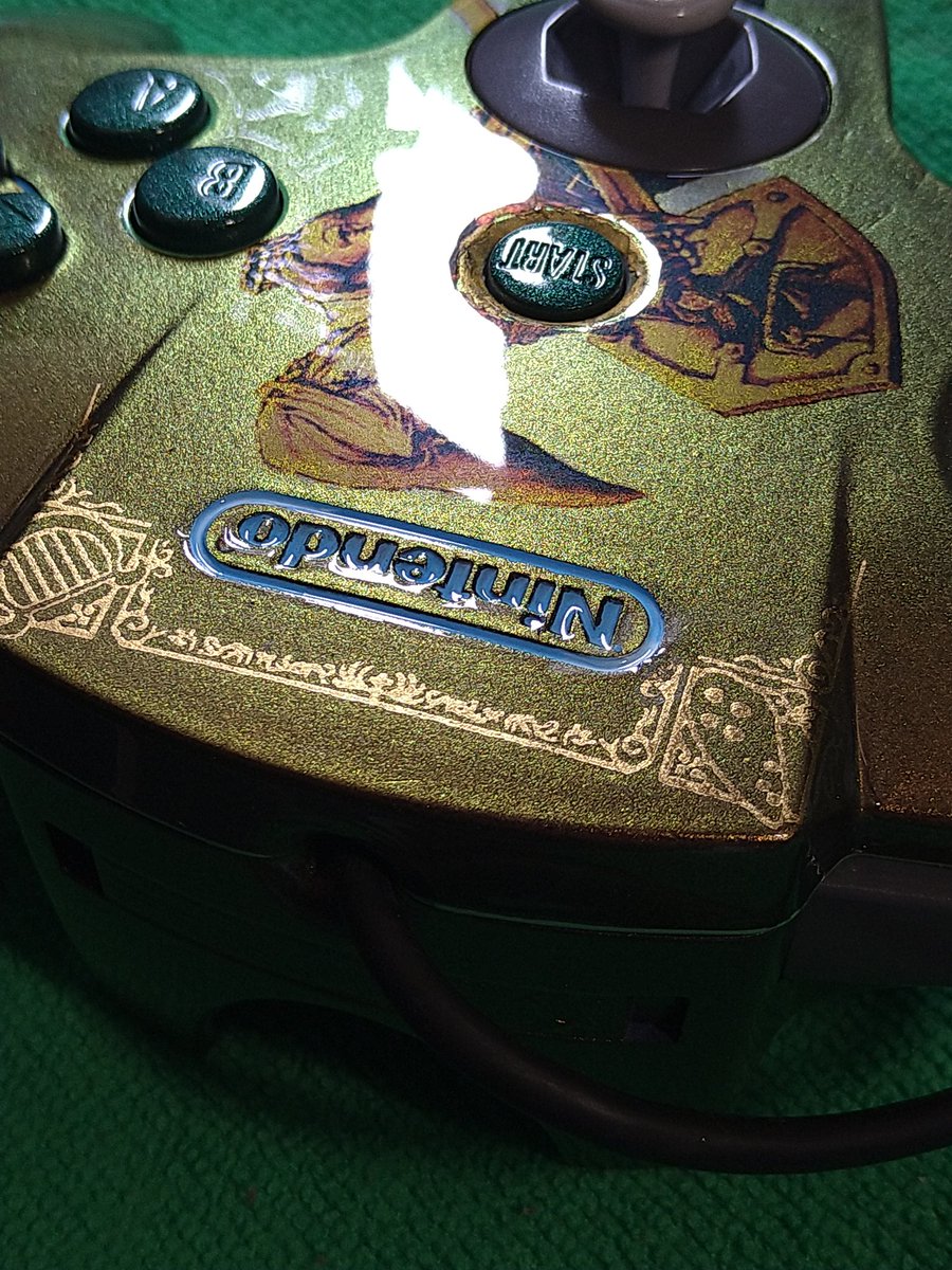 Raw_Talent81's tweet image. Custom Zelda N64 controller.
Automotive pearl paint with 2k clear coat finish.
#N64controller #N64console #LegendOfZelda #Link #Zelda #custommade #automotivepaint