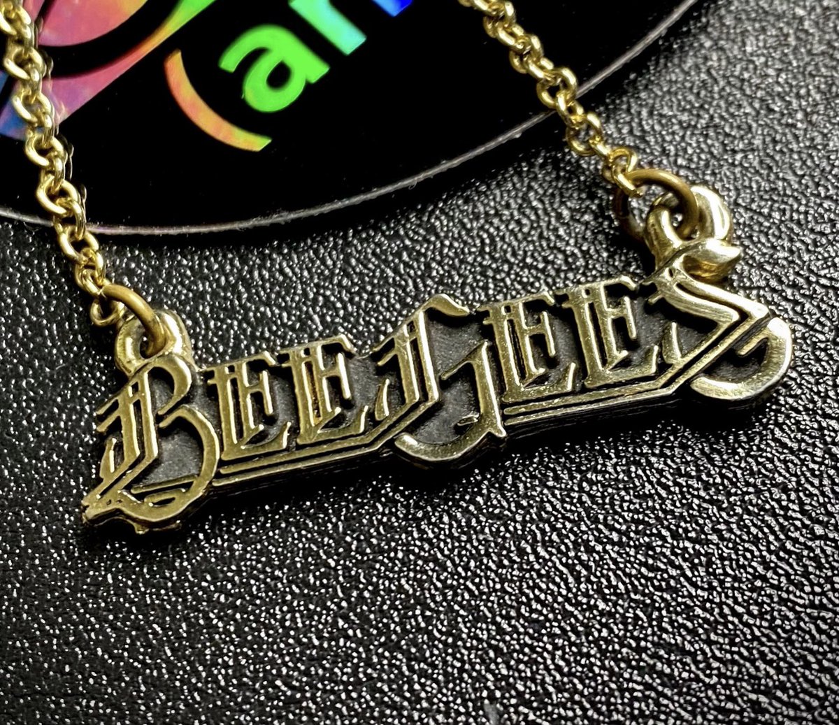 BeeGeesAndMe's tweet photo. Exciting #BeeGees mail day! Been after one of these vintage Fan Club necklaces for a while, beyond thrilled to add this to my @BeeGees collection! @DSFedor #mybeegees #beegeesandme https://t.co/9HQU8N2Lsd