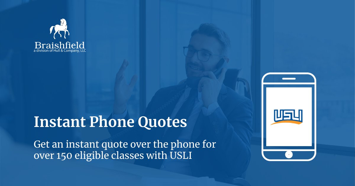 braishfield's tweet photo. #USLI is dedicated to providing tailored, well-designed management liability solutions. Get a quote for Commercial Lines, Personal Lines, Non-Profit Package, Professional Liability and Specialty Products by phone - call (888) 845-1729
#Braishfield #Insurance #YourOneStopSolution https://t.co/IoRF87MYiL