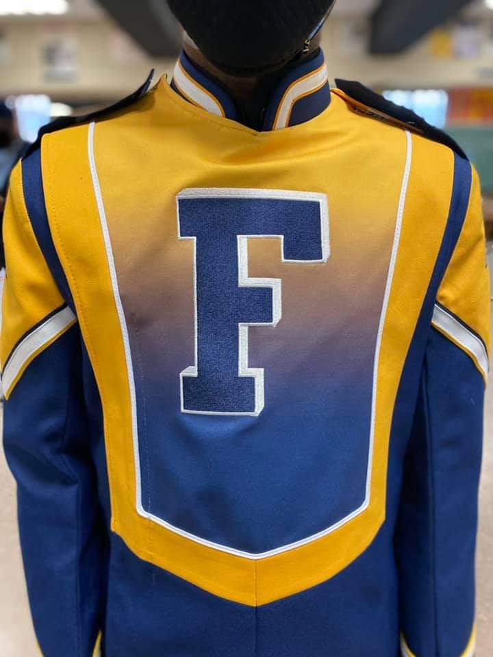 Fisk1866's tweet photo. FISK UNIVERSITY MARCHING BULLDOGS! Check out the official reveal of the new band uniforms and tell us these aren’t 🔥 https://t.co/sKb1dMitWJ