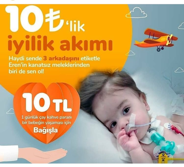 eren_sma1's tweet photo. Böyle bir akım varmış Ereni yaşatmak için 10 tl akımı😊Sizde sadece 10 tl ile bana nefesimi geri verin,zamanım daralıyor yaşamak,nefes almak istiyorum lütfen destek olun bana🙏😔 #CamdakiKız #BirZamanlarKibris #sma #sağlık #BirZamanlarÇukurova #yardım https://t.co/92PeOU2Xby