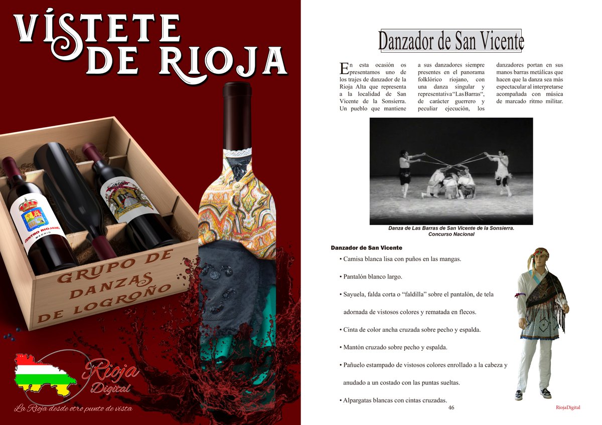 DanzasDeLogrono's tweet photo. #VisteteDeRioja ❤️🤍💚💛 #Num11 #Marzo2021
Undécima Entrega: Danzador de San Vicente
@CtroRIOJAMadrid
#GrupoDeDanzasDeLogroño #RiojaDigital #Logroño #LaRioja #Madrid #España https://t.co/PRjqvux37v