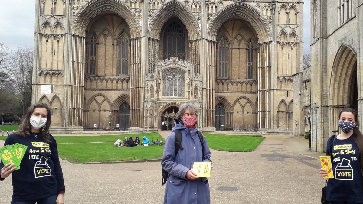 Calling all British, Irish, Commonwealth and EU citizens to #RegistertoVote by 19 April for the 6 May 2021 City Council and Mayoral elections.

If you missed us giving out #OurHomeOurVote leaflets in town today, contact peterborough.gov.uk/council/electi… or DM me.