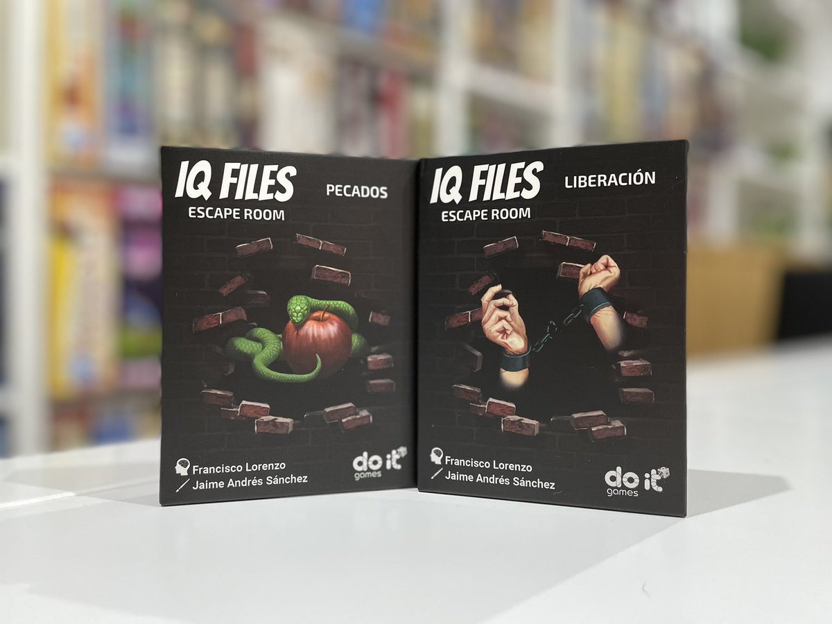 D_a_dos's tweet photo. Cositas que hacen mucha ilusión... salimos en dos #iqfiles novedad de @doitgames1 #juegosdemesa #escape #boardgames #escaperoom #jocsdetaula https://t.co/4VAGfTXaD3