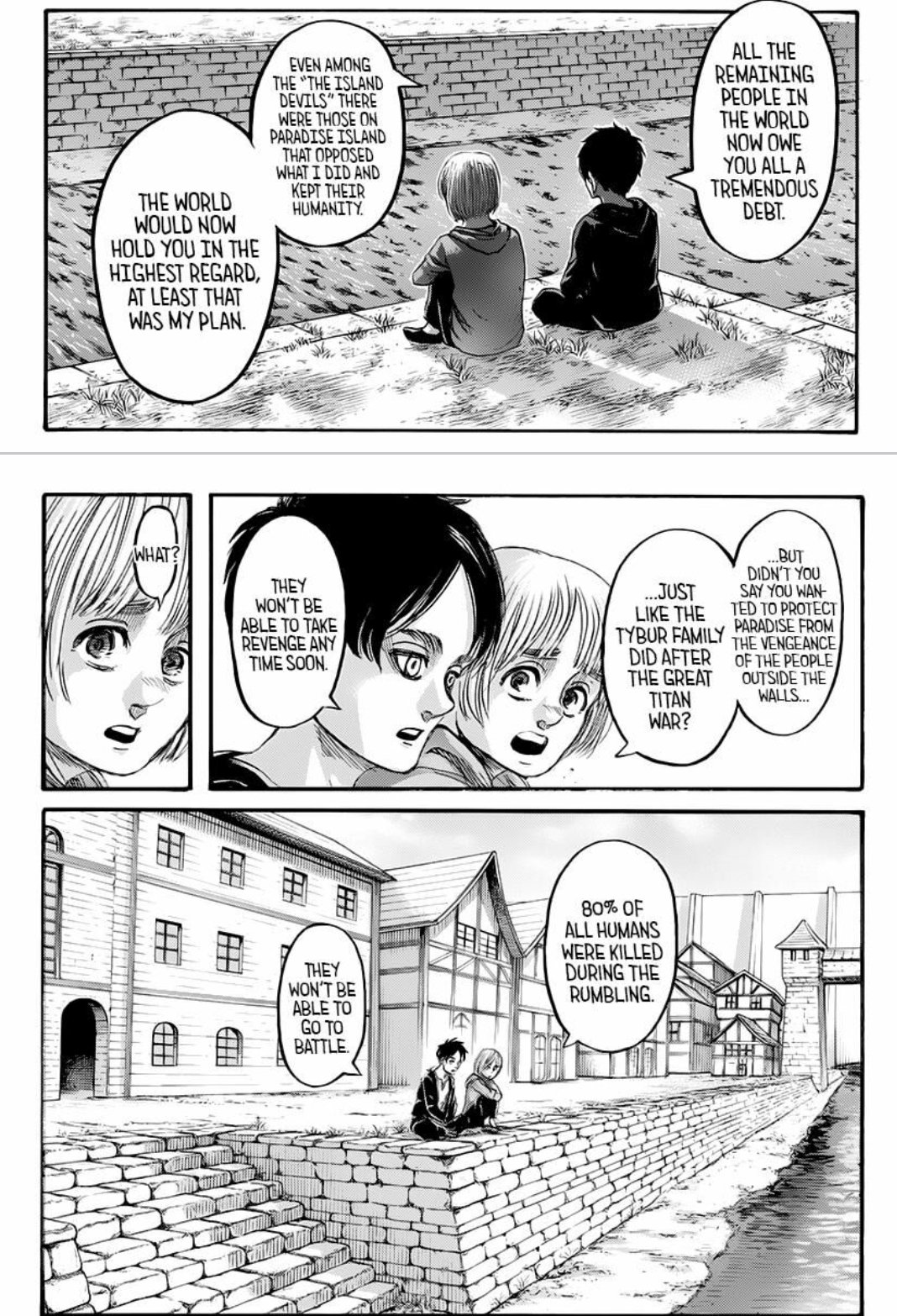 ă ĝoĺden ărmŷ What Makes It Beautiful Is That While The World Is Trying To Get Over The Rumbling Eldians Have Strengths Their Armies Under Eren S Wonderful Words Tatakae This
