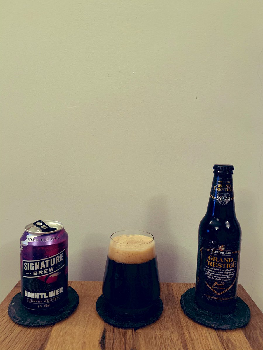 danielwray90's tweet photo. Evening @BeerBods, some exciting beers tonight! Especially looking forward to the quadrupel. As for the Nightliner, I’ll be honest, I love beer and I love coffee, but not combined in this one. Love testing the boundaries though, so thank you chaps #beerbods https://t.co/7QtpRS4E4G