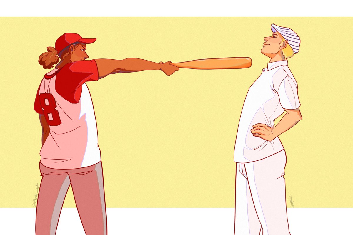 idbetta_art's tweet photo. O #tbt de hj vai para os ícones do baseball ⚾️ Chad e Ryan= #ryad ? #chyan ? 

#HSM https://t.co/vme7ZcPaCb