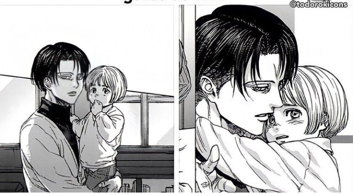 DarkyMinWorld's tweet photo. Yo me voy a quedar con la imagen de levi sosteniendo a armin chiquito.

 #ShingekiNoKyojin139 
#ThankYouIsayama https://t.co/hJuC7WMyjv