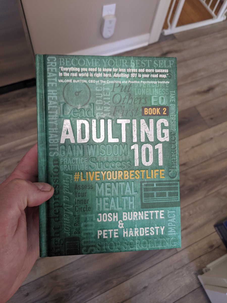 It's here already!?! Thanks <a href="/amazon/">Amazon</a> for bringing me <a href="/petehardesty/">Pete Hardesty</a> new book. Loved volume one and can't wait for volume two. #LiveYourBestLife #Adulting101