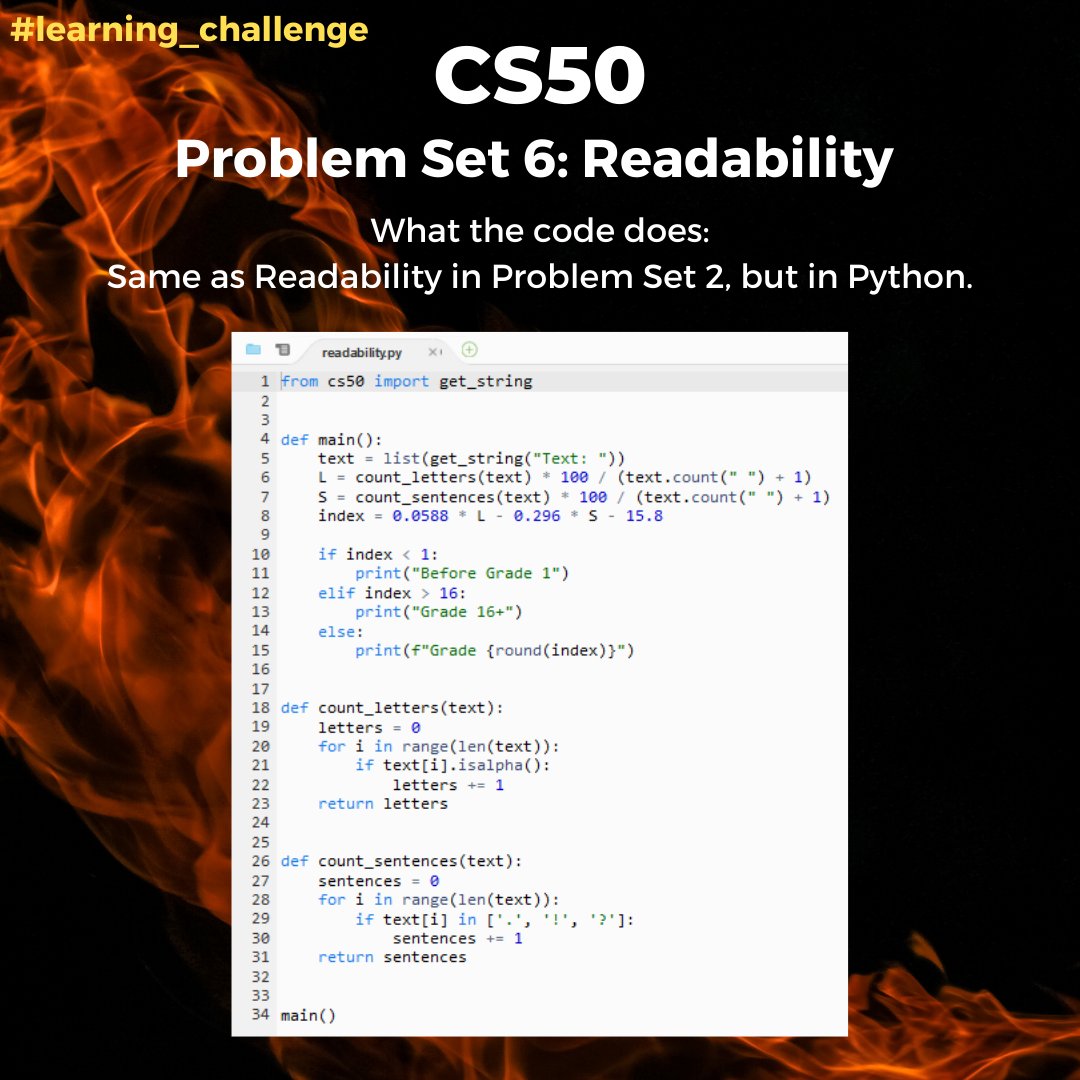 Dziyana9's tweet image. These are basically the same programs I made in C during weeks 1&2, but translated into #Python. They look much less cumbersome. Both because Python syntax is simpler and because I've learned how to use recursions and arrays since then.
(. ❛ ᴗ ❛.)
#learning_challenge #CS50