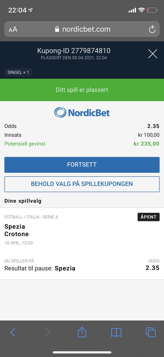 Mottij1's tweet photo. Dag 1 @NordicBetNO #bobocupen https://t.co/3aj71hVE7E