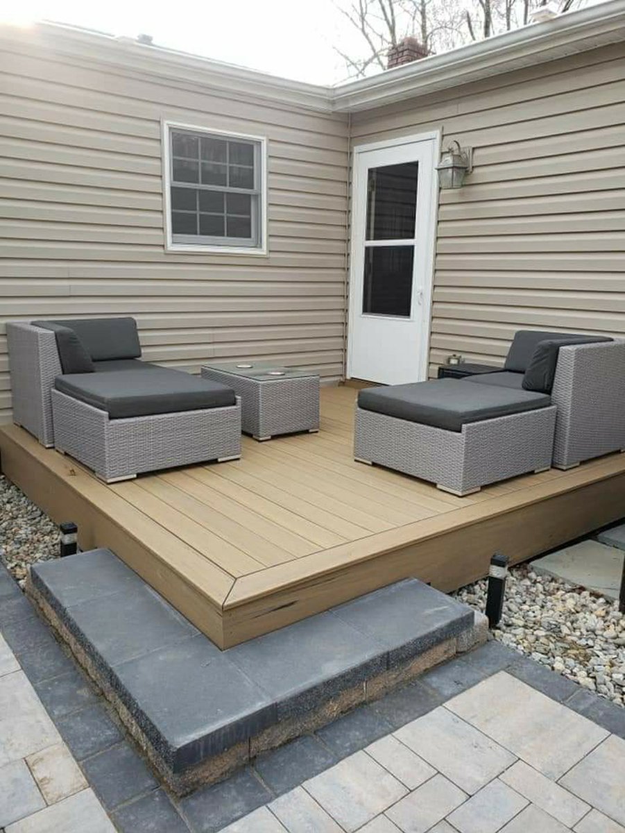 ForestLumberNJ's tweet photo. Another @timbertech deck supplied by @forestlumbernj .  Beautiful installation by  @chayka_design_and_build #forestlumbernj #timbertech #deck #decksofinstagram #decking #smallbusiness https://t.co/2XqOs6HTJ5