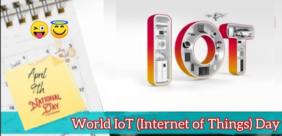 ArasiBenjamin's tweet photo. April 9 is observed as #WorldIoTDay #InternetofThingsDay #IoTDay started in 2010 by the IoT Council to celebrate IoT advancement & adoption the power that IoT has to transform our communities, our businesses & our lives
https://t.co/OxNqd7cQML https://t.co/fAwckKjko9