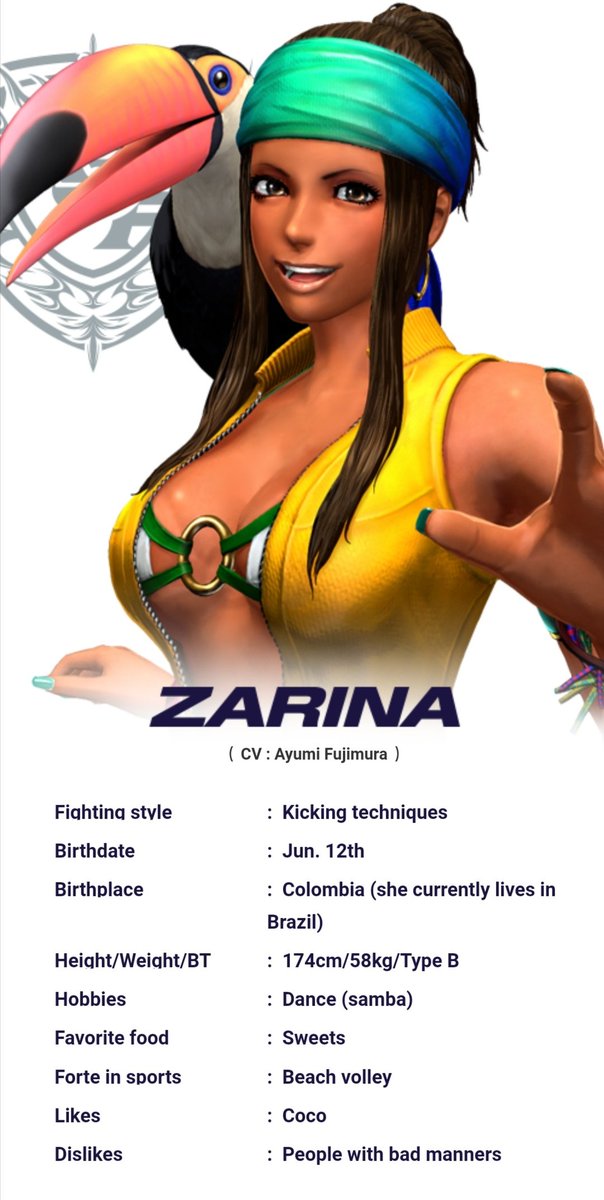 1. While her moves borrows things from Capoeira/Samba, her fighting style *IS NOT* Capoeira properly. In fact, it's officially appointed as "Kicking Techniques". Why is that? Well, she's an empirical apprentice and her style is actually a mix of many things, focusing on *Rhythm*.