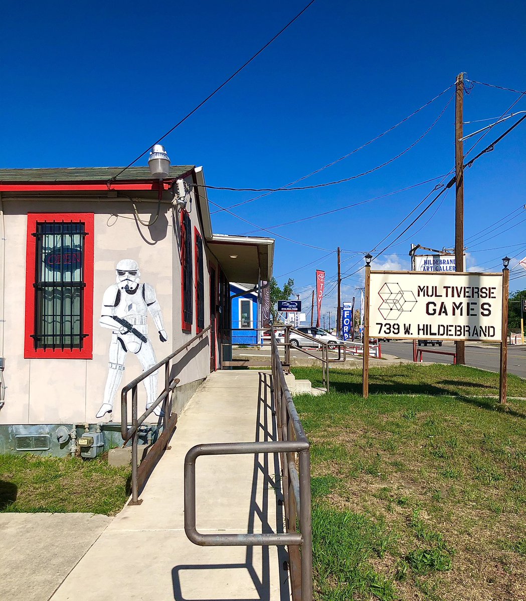 multiverse_satx's tweet photo. Come visit the shop!! Open from 3pm-10pm ⚡️
📍739 W Hildebrand Ave, San Antonio
📞 210-455-4524 https://t.co/xDJaSdRmaw