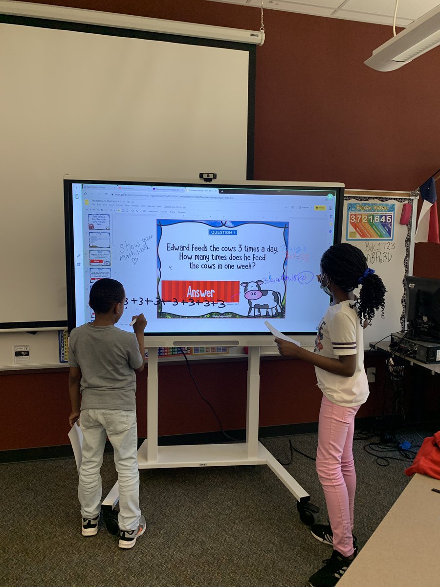 Trying out our school’s new Smart-board!